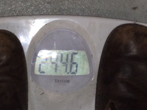 January 20, 2014 - Weigh In